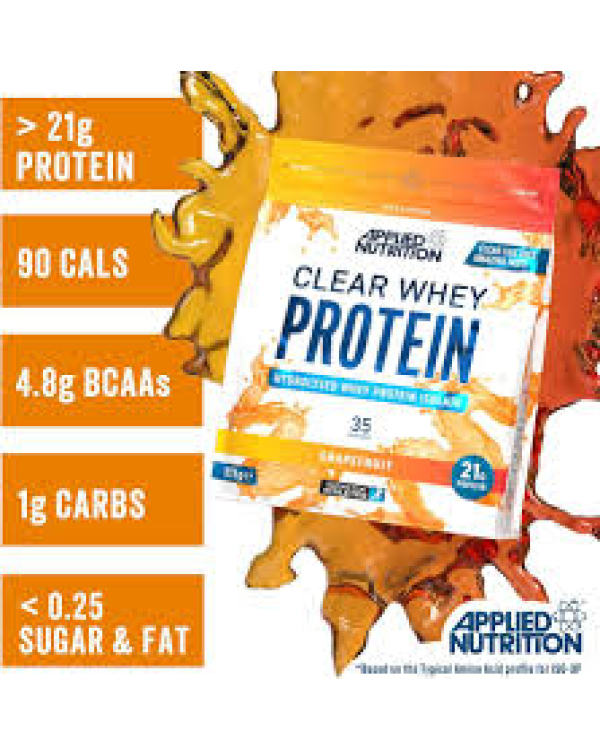 Applied Nutrition Clear Whey Isolate Освежающий порошок с высоким содержанием белка (875 г - 35 порций) Грейпфрут