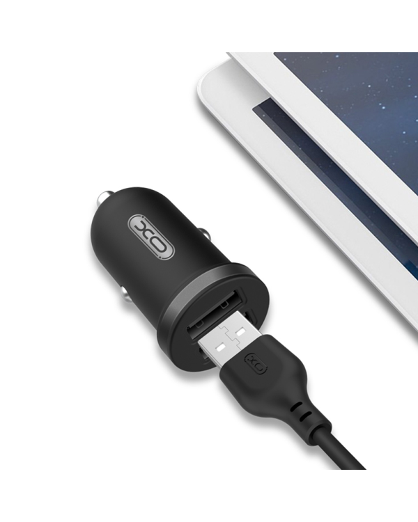 Дополнительное изображение книги «XO car charger CC18 2x USB 2,1A black»