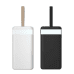 Dudao power bank 30000 mAh 3x USB with LED lamp white (K8s + white)