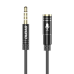 Обложка книги «Dudao 4-pole 3,5 mm mini jack AUX 1m cable silver»