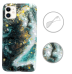 Fusion Marble Case Силиконовый чехол для Apple iPhone 11 Зеленый