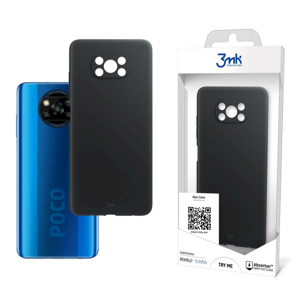 Обложка книги «Xiaomi POCO X3 NFC - 3mk Matt Case black»