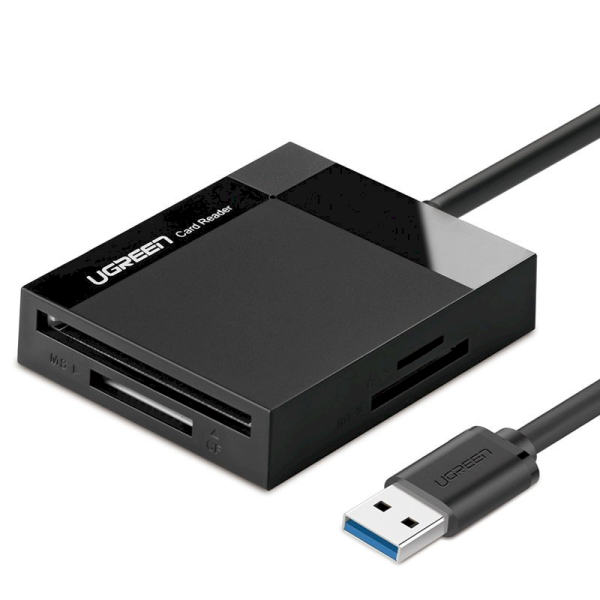 Ugreen USB 3.0 SD / micro SD / CF / MS card reader black (CR125 30333) Ugreen USB 3.0 SD / micro SD / CF / MS card reader black (CR125 30333)