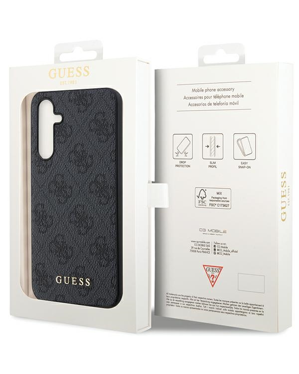 Чехол Guess GUHCS23FEG4GFGR для S23FE серый