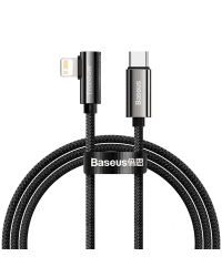 Baseus Legend Mobile Game Elbow Cable USB Type C - Lightning 20W Power Delivery 1m black (CATLCS-01)