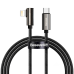 Baseus Legend Mobile Game Elbow Cable USB Type C - Lightning 20W Power Delivery 1m black (CATLCS-01)
