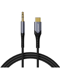 Port Audio Cable 3,5 mm mini jack | USB Type-C | 2m Joyroom SY-A03 (black)