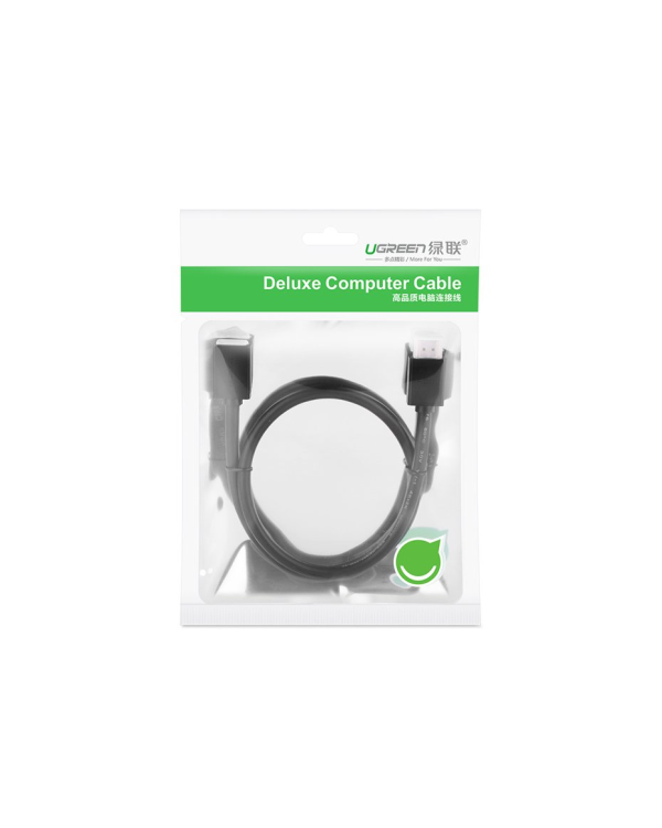 HDMI male to HDMI female cable UGREEN HD107, FullHD, 3D, 2m (black)