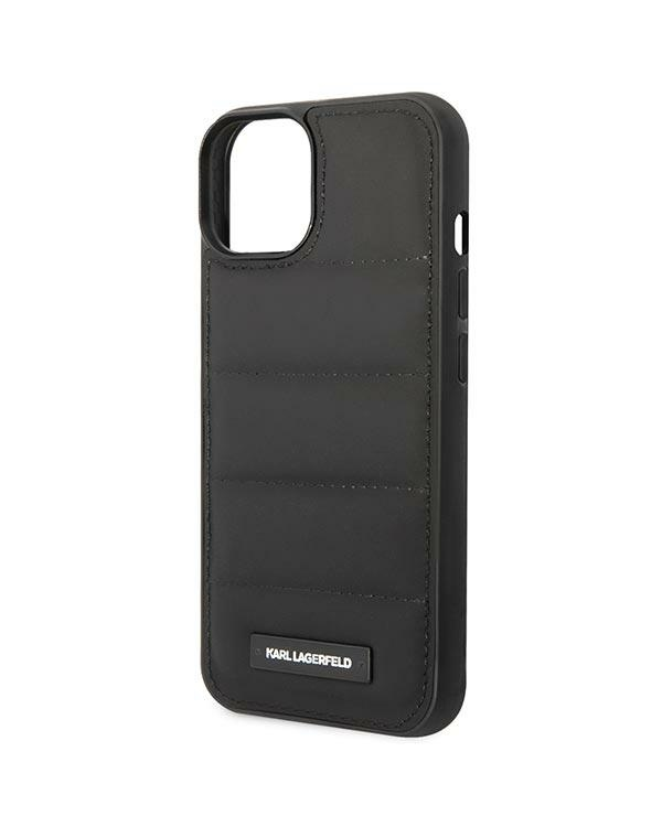 Дополнительное изображение книги «Karl Lagerfeld Quilted Puffy Metal Logo Case for iPhone 14 Black»
