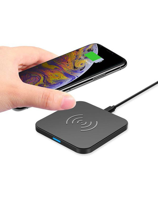 Дополнительное изображение книги «Wireless Induction Charger QI Universal Fast Charge - T-511 Square BLACK (min. 2A)»
