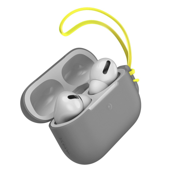 Baseus Let''s go Силиконовый чехол для наушников Apple Airpods Pro Серый