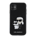 Karl Lagerfeld Saffiano Monogram Card Slot Case for iPhone 11 Black