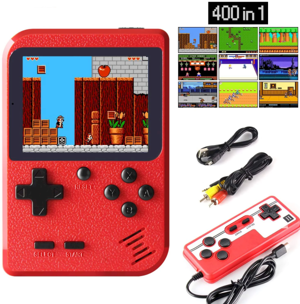 Игровая приставка Goodbuy 400 игр / 8-бит / AV / + геймпад красный