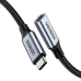 Обложка книги «UGREEN US372 USB Type C 3.1 Gen2 Male to Female Cable Nickel Plating 1m (Black)»