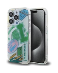 Lacoste LCHMP15LUPAN Hard Case Double Layer Patch для iPhone 15 Pro