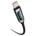 Baseus USB Type C cable - USB Type C 100W (20V | 5A) Power Delivery with display screen power meter 2m black (CATSK-C01)