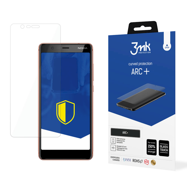 Обложка книги «Nokia 5.1 - 3mk ARC+ screen protector»