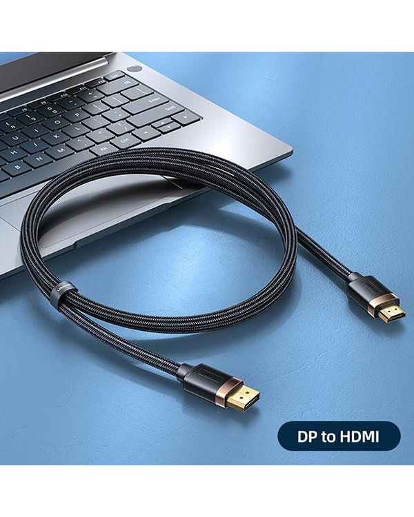 Дополнительное изображение книги «USAMS Kabel DP - HDMI U74 2.0m czarny|black 4K HD SJ530HD01 (US-SJ530)»