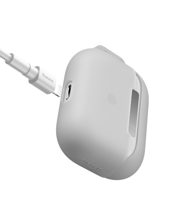 Baseus Let''s go Силиконовый чехол для наушников Apple Airpods Pro белый