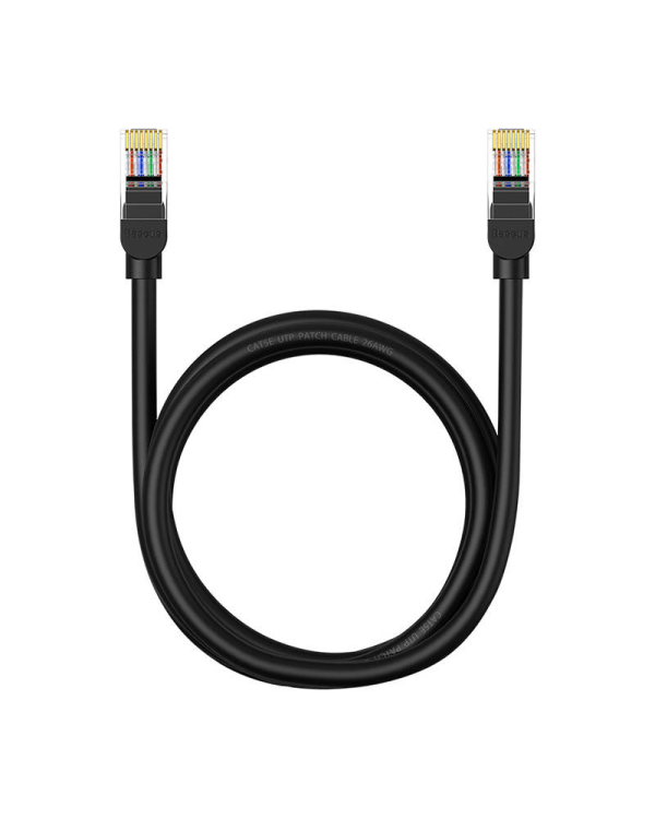 Сетевой кабель Baseus Ethernet CAT5, 1,5 м (черный)