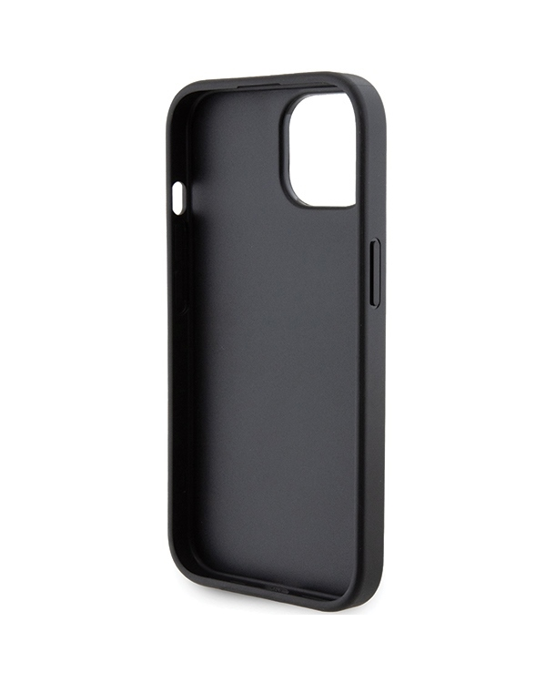 Karl Lagerfeld KLHCP15MGSACHPK iPhone 15 Plus | 14 Plus 6.7" |черный жесткий чехол Gripstand Saffiano Choupette Pins