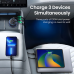 Автомобильное зарядное устройство Ugreen CD293 2x USB-C PD и 1x USB-A 130 Вт - черный
