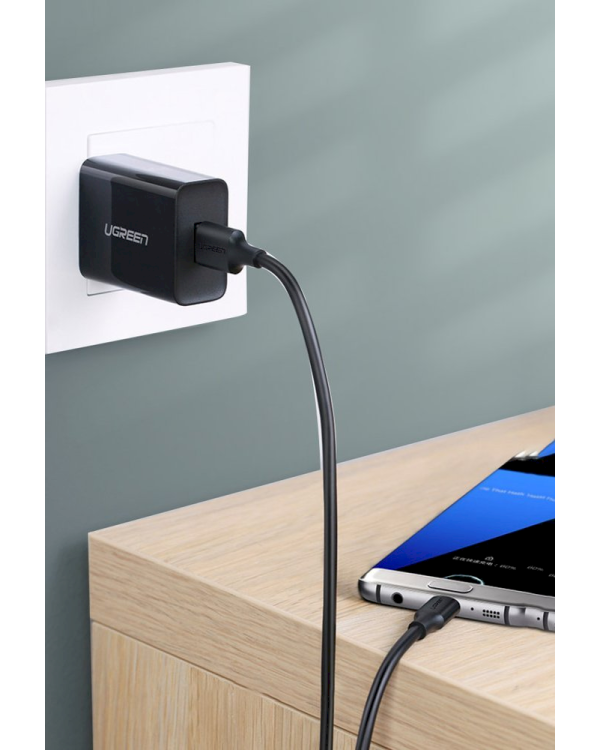 Дополнительное изображение книги «Ugreen USB 3.0 - USB Type C cable 1m 3A black (20882)»