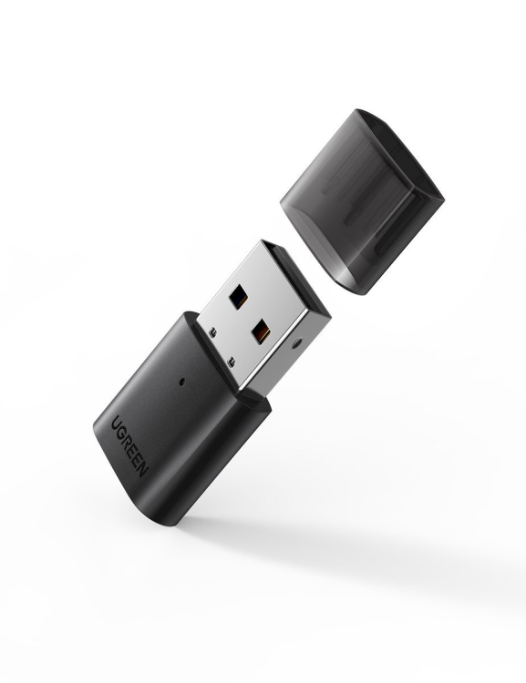 Обложка книги «UGREEN CM390 Bluetooth 5.0 USB adapter for PC (black)»