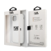Обложка книги «KLHCN61SLKLWH Karl Lagerfeld Stack Black Logo Silicone Case for iPhone 11 White»
