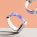Fusion Dual Color ремешок для часов Xiaomi Mi Band 3 / 4 / 5 / 6 белый - фиолетовый