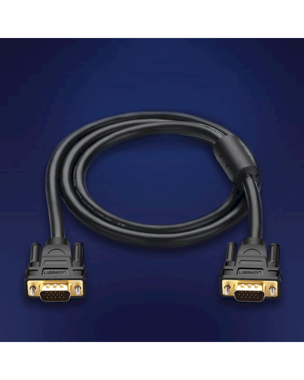 Дополнительное изображение книги «Ugreen VGA (męski) - VGA (męski) cable FHD 1,5 m black (VG101 11630)»