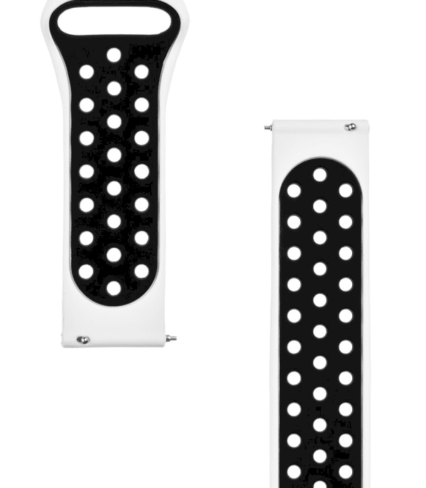 Обложка книги «Tactical 703 Double Silicone Band 20mm White/Black»