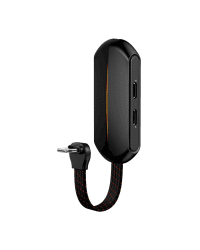 Baseus GAMO L47 audio adapter Lightning - 2x Lightning + mini jack 3.5mm for charging and music black (CALL47-01)