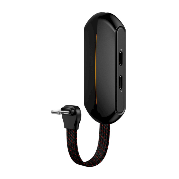 Обложка книги «Baseus GAMO L47 audio adapter Lightning - 2x Lightning + mini jack 3.5mm for charging and music black (CALL47-01)»