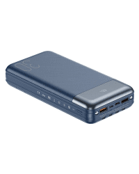 Remax Hunergy power bank 30000mAh 22,5W 2x USB / 1x USB Type C Power Delivery Quick Charge blue (RPP-199 Blue)