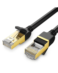 UGREEN NW107 Ethernet RJ45 Round network cable, Cat.7, STP, 5m (Black)