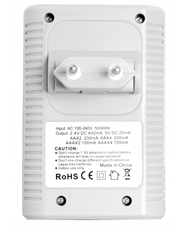 Универсальное зарядное устройство для АА | ААА | 9V(6F22) IN Ni-Mh или Ni-Cd батареи