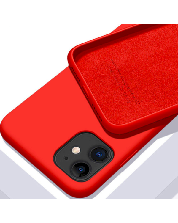 Fusion Elegance Fibre Прочный Силиконовый чехол для Apple iPhone 13 Pro Max красный