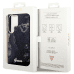 Guess GUHCS23LHTMRSK S23 Ultra S918 czarny|black hardcase Golden Marble Collection