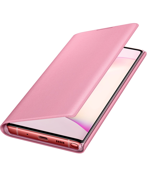 Samsung EF-NN970PPEGWW LED View оригинальный чехол книжка для Samsung N970 Galaxy Note 10 (Note 10 5G) розовый