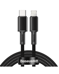 Baseus USB Type C - Lightning cable Power Delivery fast charge 20 W 2 m black (CATLGD-A01)
