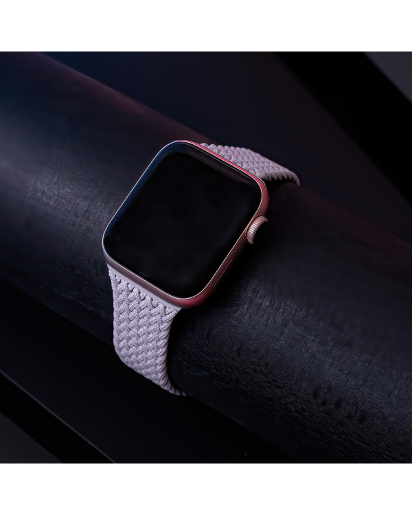 Эластичный ремешок XS для Apple Watch 42|44|45 мм длиной 135 мм светло-серый