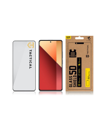 Tactical Glass Shield 5D for Xiaomi Redmi Note 13 Pro 4G|5G Black