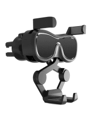 Gravity smartphone car holder for air vent with air freshener black (YC06)