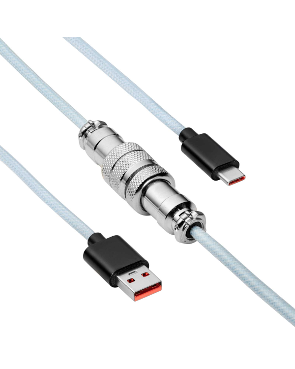 Кабель USB Akyga AK-USB-48 USB A (м) | USB type C (м) Coiled Aviator ver. 2.0 3m