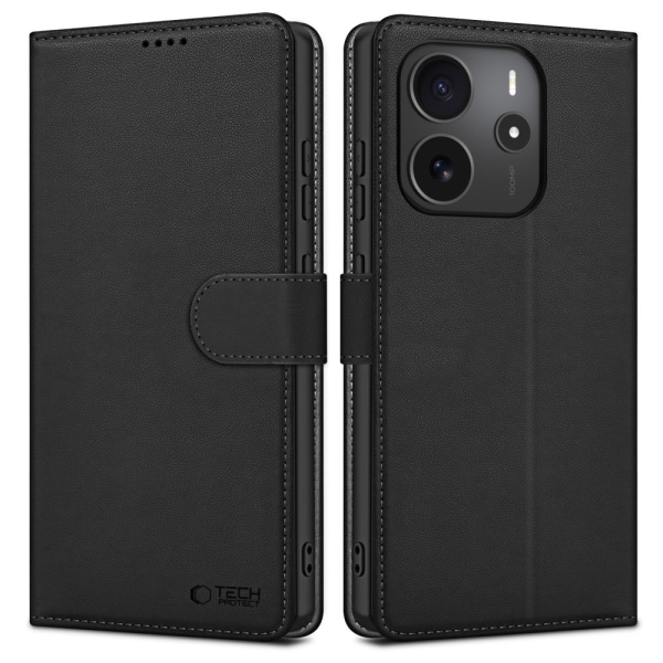 Обложка книги «TECH-PROTECT WALLET XIAOMI REDMI NOTE 14 4G | LTE MATTE BLACK»