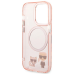 Karl Lagerfeld MagSafe Compatible Case Karl and Choupette for iPhone 14 Pro Pink