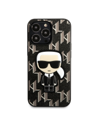 Karl Lagerfeld Monogram Ikonik Case for iPhone 13 Pro Black