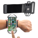 Universal Running Forearm Armband for 6" Smartphones black