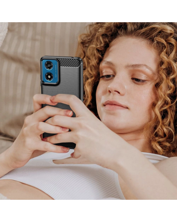 Дополнительное изображение книги «Tech-Protect TPUCarbon Case for Motorola Moto G24 | G24 Power | G04 - Black»